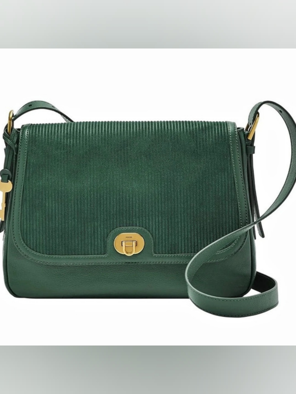 Fossil HARPER Large Crossbody Bag in Pine Green